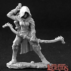 Reaper 03255: Callie, Female Rogue with Bow  Metal Miniature